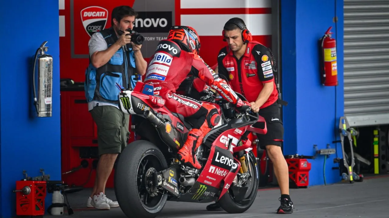 Kurang Konsentrasi, Crash Tiga Kali, Marc Marquez Finis Posisi Tiga di Tes MotoGP Buriram