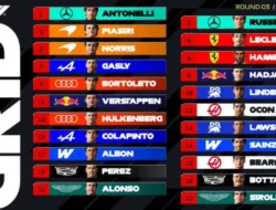 Starting Grid F1 Grand Prix Jepang 2026: Mercedes 1-2, Verstappen Terlempar dari 10 Besar