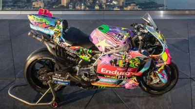 VR46 Racing Luncurkan Livery Khusus MotoGP Amerika di Puncak Gedung New York