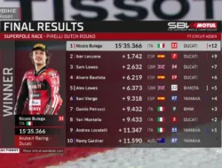 Hasil Superpole Race WorldSBK Belanda 2026: Nicolo Bulega Dominan, Ducati Kuasai Assen