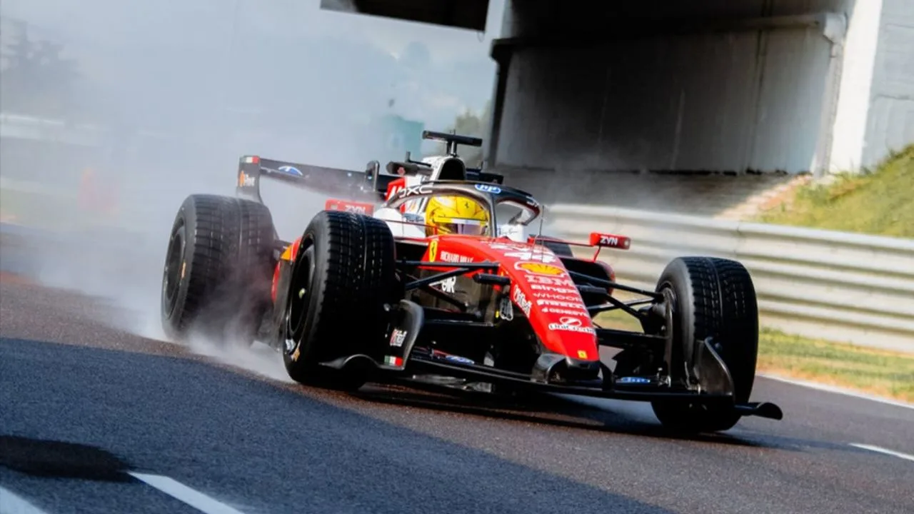 Lewis Hamilton Uji Coba Ban Hujan Pirelli di Fiorano, Ferrari Bantu Pengembangan Ban F1 2027