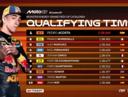 Hasil Kualifikasi MotoGP Catalunya 2026: Pedro Acosta Rebut Pole Position di Barcelona