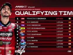 Hasil Kualifikasi MotoGP Prancis 2026: Pecco Bagnaia Raih Pole Position di Le Mans
