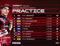 Hasil Latihan Bebas MotoGP Jerman 2026: Marc Marquez Kuasai Practice, Bagnaia Terpaksa Lewat Q1