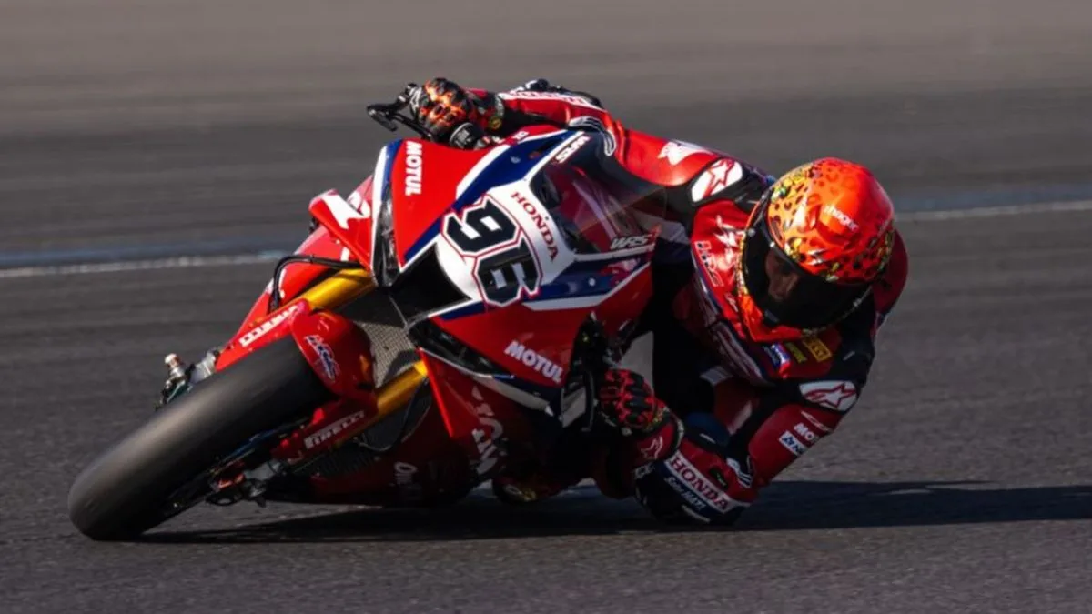 Debut Jake Dixon WorldSBK di Tes Privat Prancis Lahap Ratusan Putaran Bersama Tim Pabrikan HRC