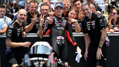 Aprilia Kuasai 4 Besar, Hasil Race MotoGP Mandalika 2026 GP Indonesia Bezzecchi Juara, Martin Rebut Puncak Klasemen
