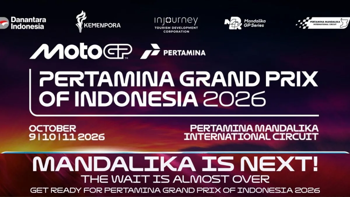 Duel Sengit di Sirkuit Lombok Cek Jam Tayang dan Jadwal MotoGP Mandalika 2026 GP Indonesia Lengkap, 9-11 Oktober