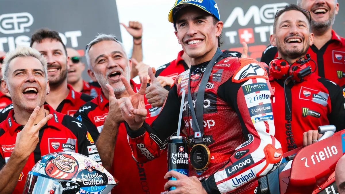 Kejutkan Grid Motegi, Ini Alasan Ritual Unik Marc Marquez di MotoGP Motegi Lakukan Push-Up Sebelum Start
